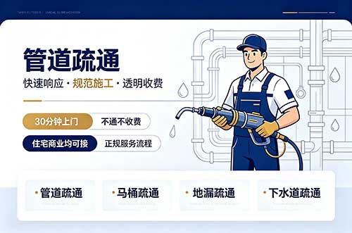 河西管道疏通