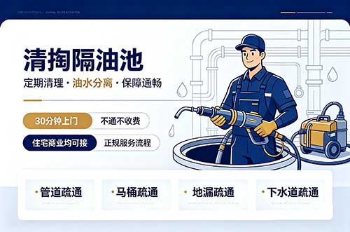 河西清掏隔油池